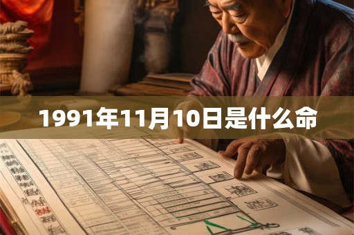 1991年11月10日是什么命 1991年11月10日是什么命