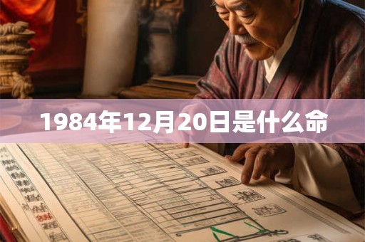 1984年12月20日是什么命