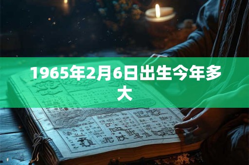 1965年2月6日出生今年多大