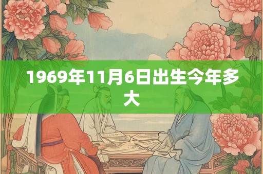 1969年11月6日出生今年多大