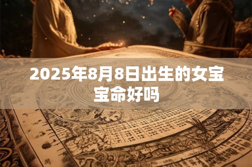 2025年8月8日出生的女宝宝命好吗