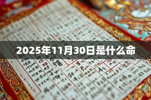 2026年11月30日是什么命