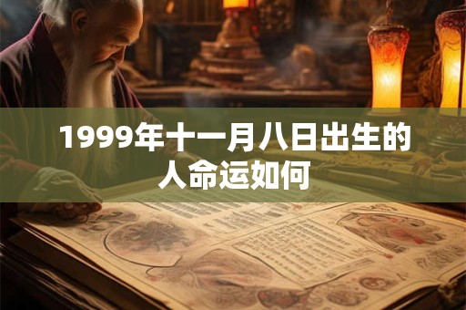 1999年十一月八日出生的人命运如何