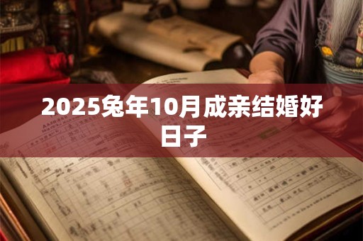 2025兔年10月成亲结婚好日子 2025兔年10月成亲结婚好日子