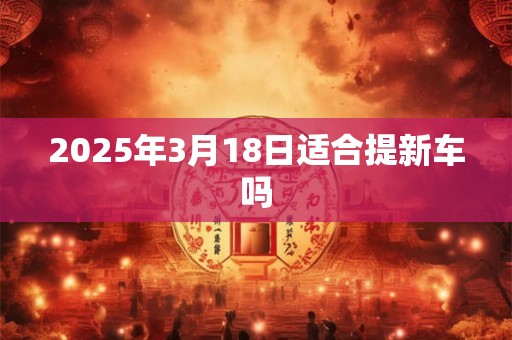 2025年3月18日适合提新车吗