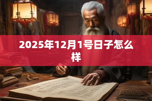 2025年12月1号日子怎么样 2025年12月1号日子怎么样