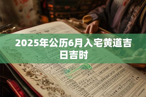 2025年公历6月入宅黄道吉日吉时 2025年公历6月入宅黄道吉日吉时