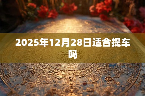 2025年12月28日适合提车吗