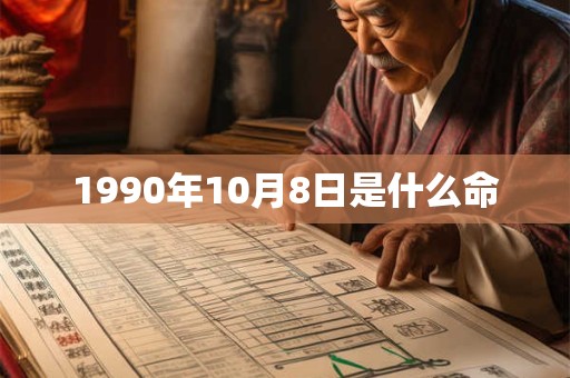1990年10月8日是什么命 1990年10月8日是什么命