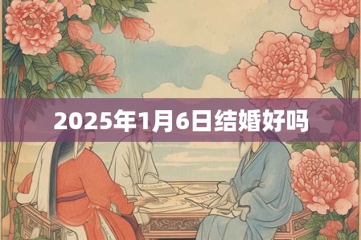 2025年1月6日结婚好吗