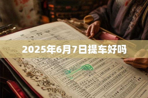 2025年6月7日提车好吗
