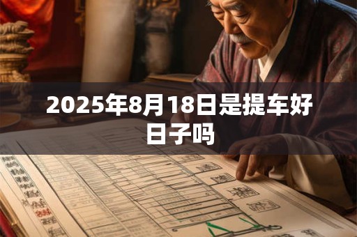2025年8月18日是提车好日子吗