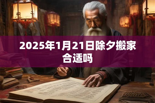 2025年1月21日除夕搬家合适吗