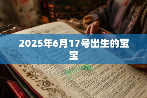 2025年6月17号出生的宝宝