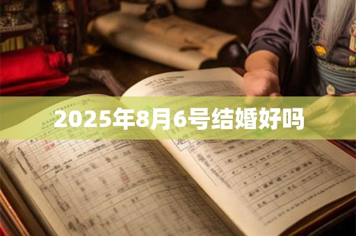 2025年8月6号结婚好吗