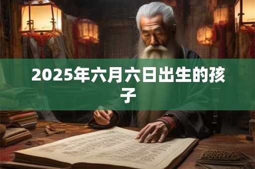 2025年六月六日出生的孩子