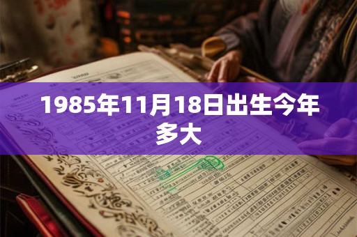1985年11月18日出生今年多大
