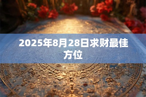 2025年8月28日求财最佳方位
