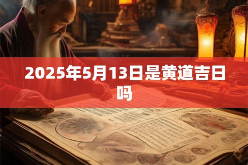 2025年5月13日是黄道吉日吗