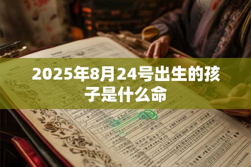 2025年8月24号出生的孩子是什么命