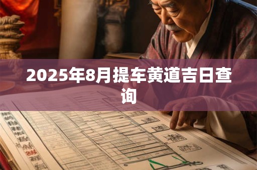 2025年8月提车黄道吉日查询