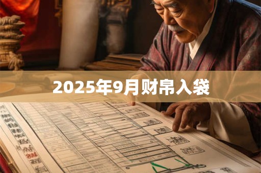 2025年9月财帛入袋