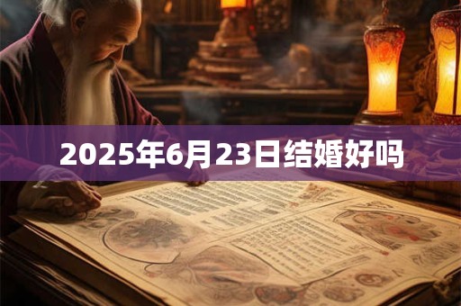 2025年6月23日结婚好吗