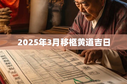 2025年3月移柩黄道吉日