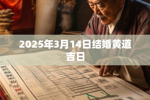 2025年3月14日结婚黄道吉日