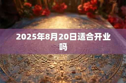 2025年8月20日适合开业吗