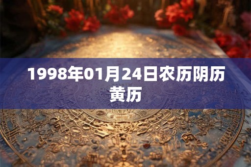 1998年01月24日农历阴历黄历