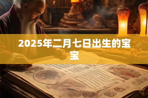 2025年二月七日出生的宝宝 2025年二月七日出生的宝宝
