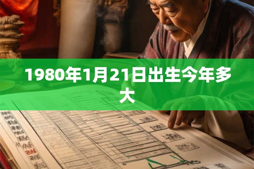 1980年1月21日出生今年多大 1980年1月21日出生今年多大