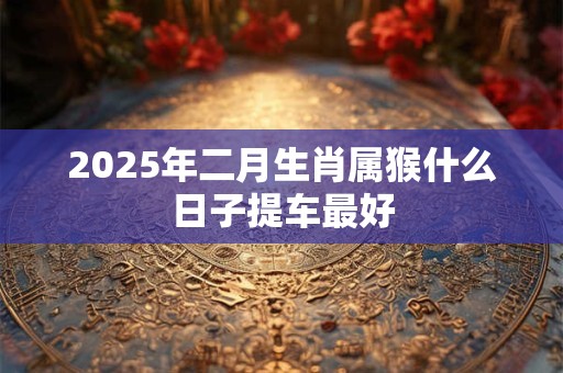 2025年二月生肖属猴什么日子提车最好