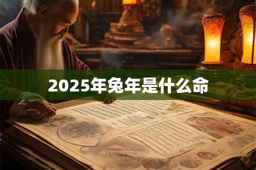 2025年兔年是什么命