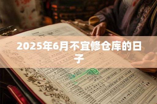 2025年6月不宜修仓库的日子 2025年6月不宜修仓库的日子