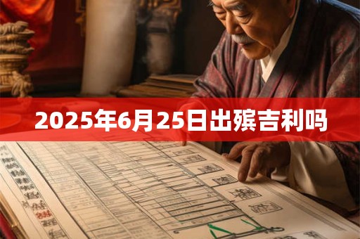 2025年6月25日出殡吉利吗