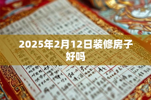 2025年2月12日装修房子好吗