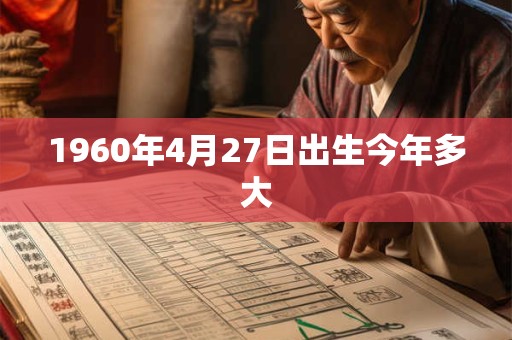 1960年4月27日出生今年多大