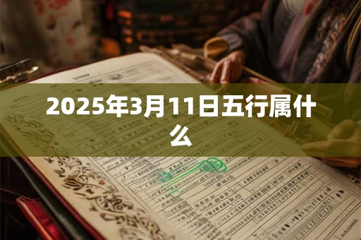 2025年3月11日五行属什么 2025年3月11日五行属什么