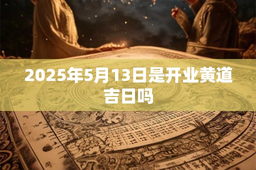 2025年5月13日是开业黄道吉日吗