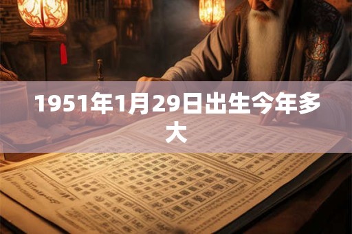 1951年1月29日出生今年多大