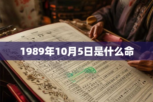 1989年10月5日是什么命