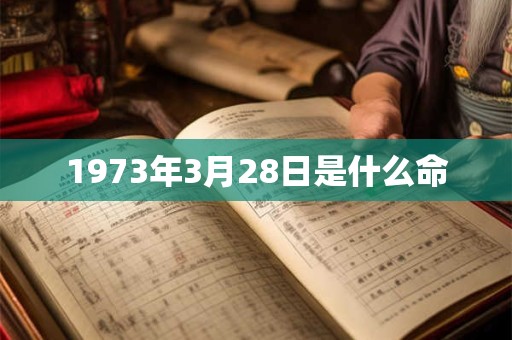 1973年3月28日是什么命 1973年3月28日是什么命