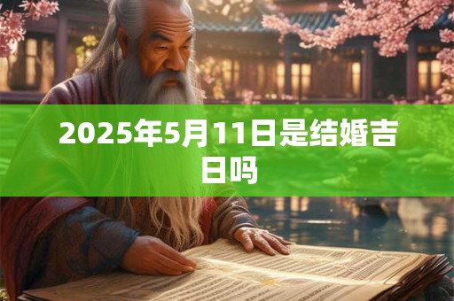 2025年5月11日是结婚吉日吗