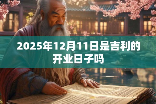 2025年12月11日是吉利的开业日子吗