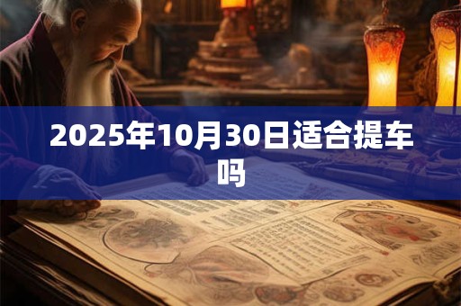 2025年10月30日适合提车吗