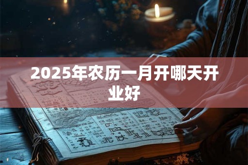2025年农历一月开哪天开业好