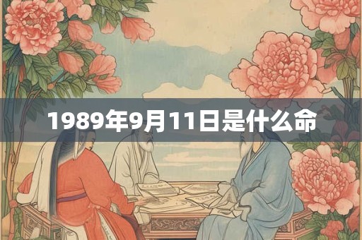 1989年9月11日是什么命