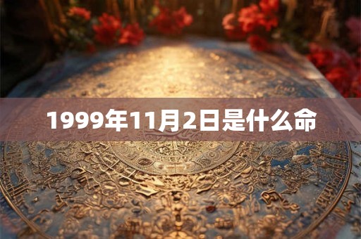 1999年11月2日是什么命